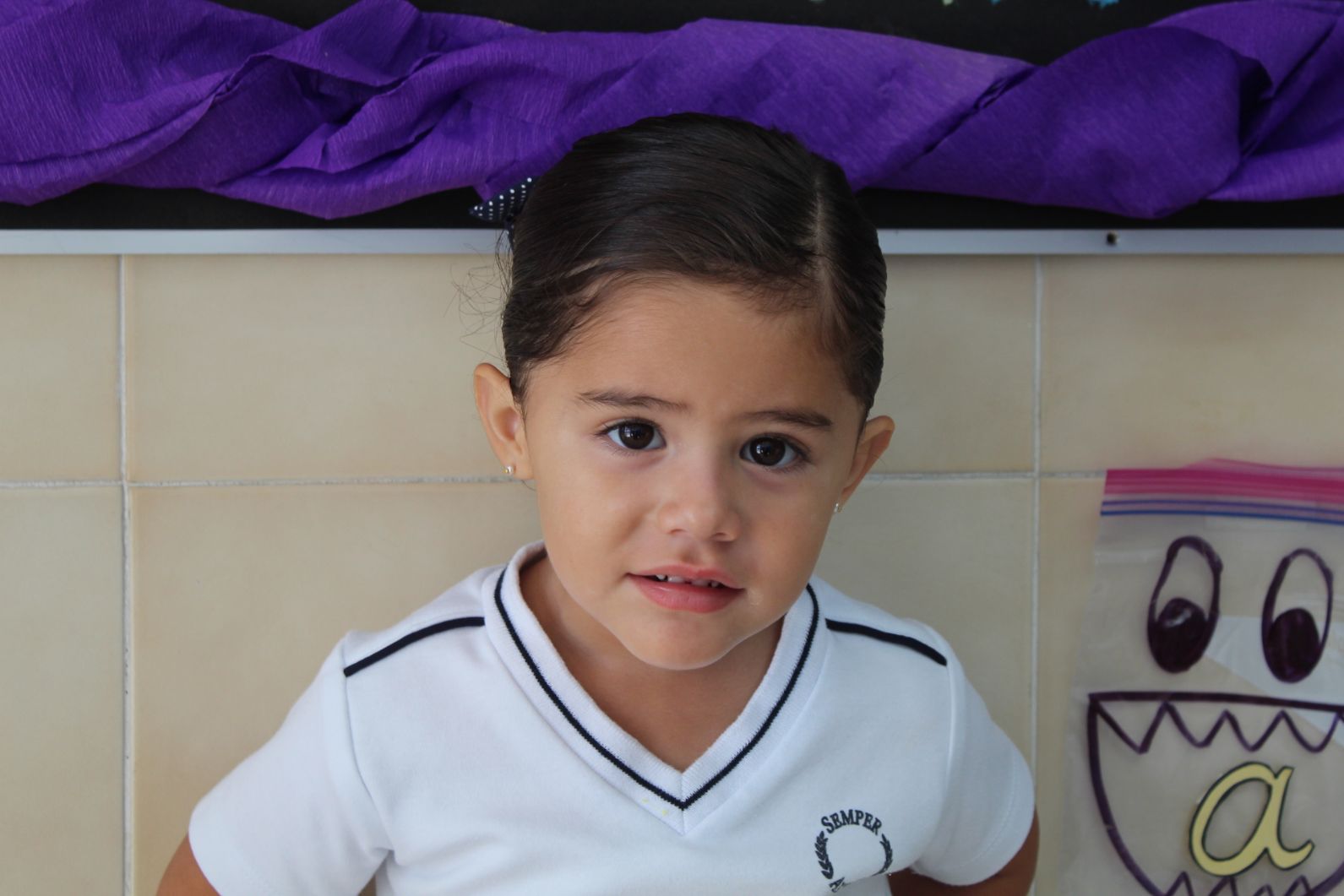 Alumna de preescolar del Instituto Cumbres León